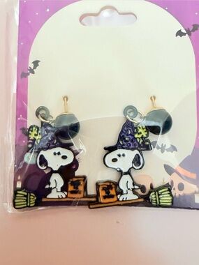 SNOOPY EARRINGS HALLOWEEN